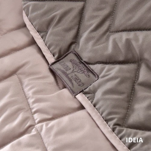 Покривало IDEIA Izzi двостороннє сірий/беж 220х240 см (4820227286324)