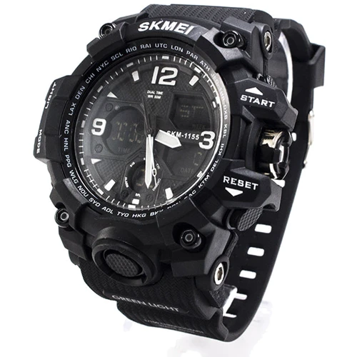 Наручний годинник Skmei 1155B Black White (1155BBOXBW)
