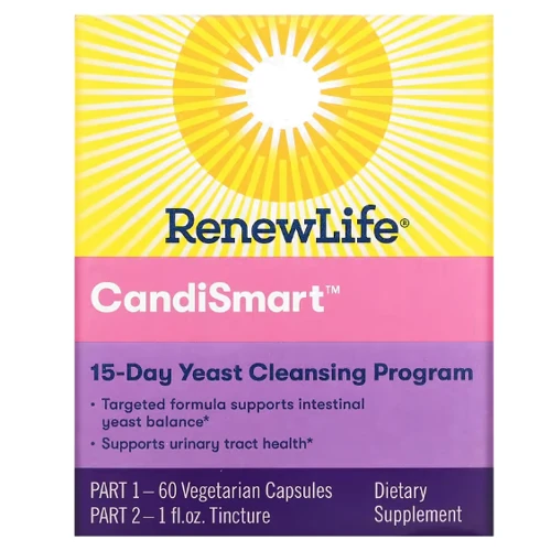 

Renew Life CandiSmart Очищающая дрожжевая формула 15-дневная программа очистки
