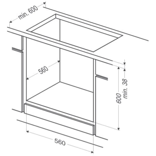 Духовой шкаф электрический Amica EB65212 FINE: Мощность подключения, Вт 2900