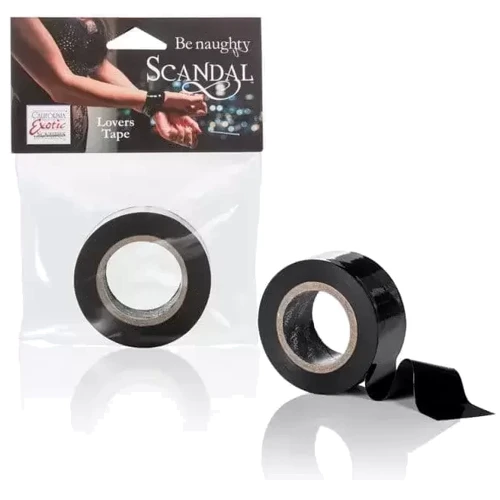 Самоклеющаяся бондажная лента Scandal Lovers Tape, 15 м (черный)