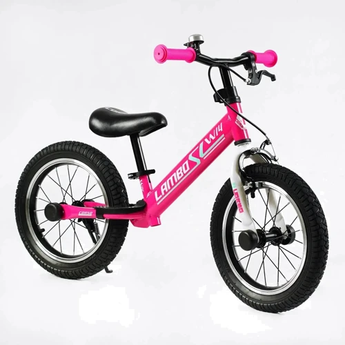 Беговел Corso Lambo 14’’ розовый (LB-14962)
