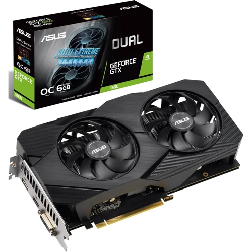 Видеокарта ASUS GeForce GTX 1660 DUAL OC EVO 6GB (DUAL-GTX1660-O6G-EVO)