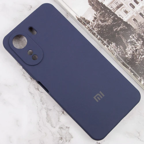 Аксесуар для смартфона Lakshmi Premium Silicone Case з Logo Full Camera Midnight Blue для Xiaomi Redmi 13C / Poco C65: Сумісність Xiaomi Redmi 13C / Poco C65