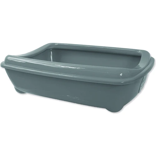 Туалет Magic Cat с рамкой для котов 42x31x13 см Warm Grey (8595091775309)