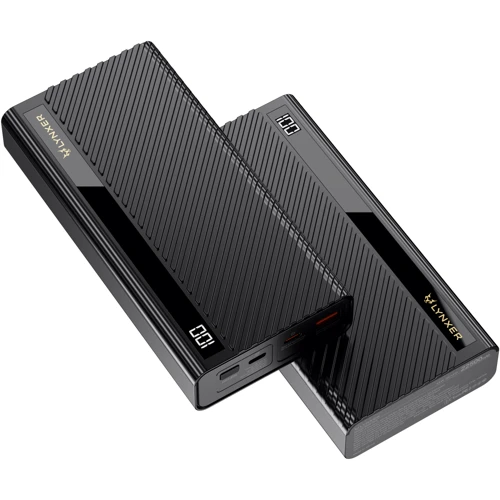 Зовнішній акумулятор Lynxer Power Bank 22500mAh PD+ QC 65W Black (5904496001594)