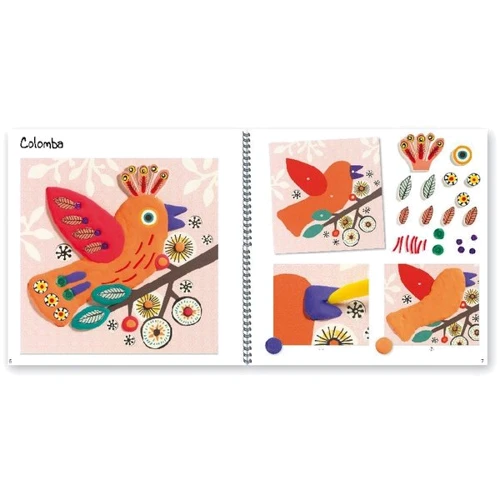 Художній комплект Djeco Пластилінова Птах Шик (DJ08912)