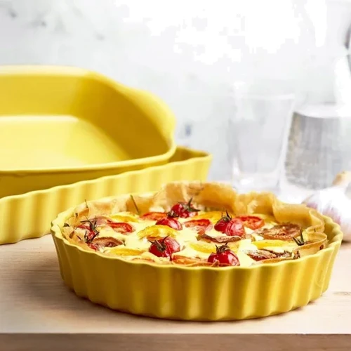Форма для выпечки Emile Henry Ovenware глубокая 24.5 см оранжевая (766024): Диапазон температур, °C от -20°С до +270°С