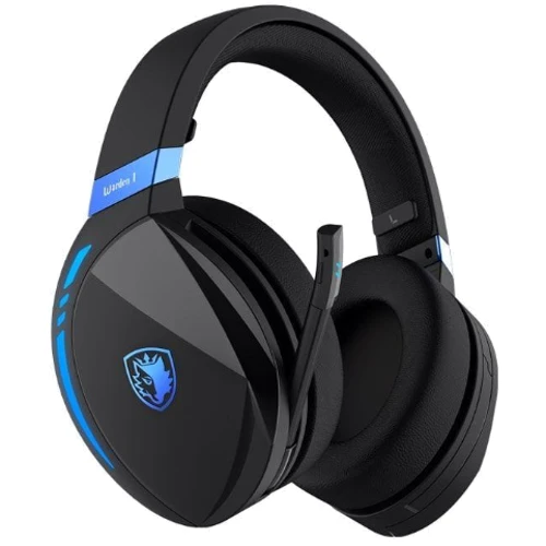 Наушники Sades SA-201 Warden I Black/Blue (SA201BKB): Тип конструкции полноразмерные