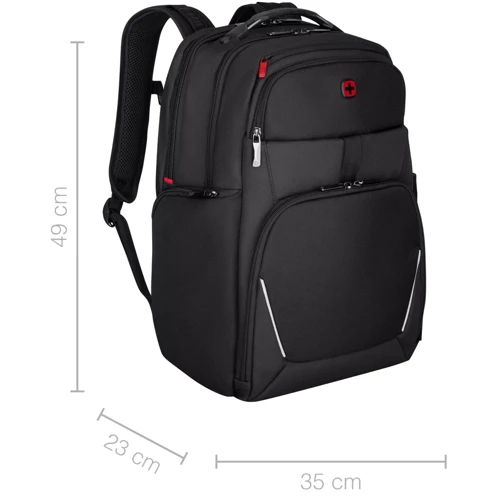 Сумка для ноутбуков Wenger 17" New Icons Meteor Black (653188) фото 15