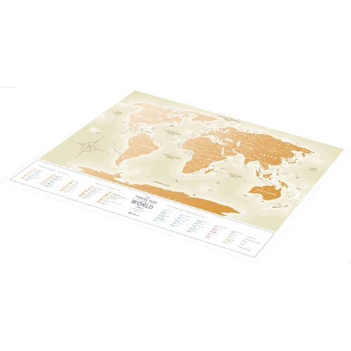 Скретч-карта світу Travel Map Gold World (Rus) фото 16