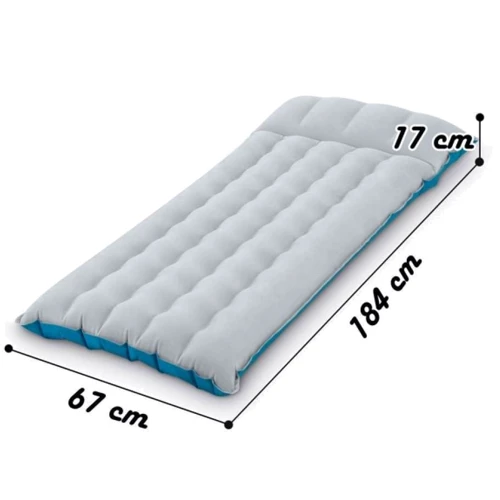 Надувной матрас Intex Camping Mats серый (67997): Цвет серый