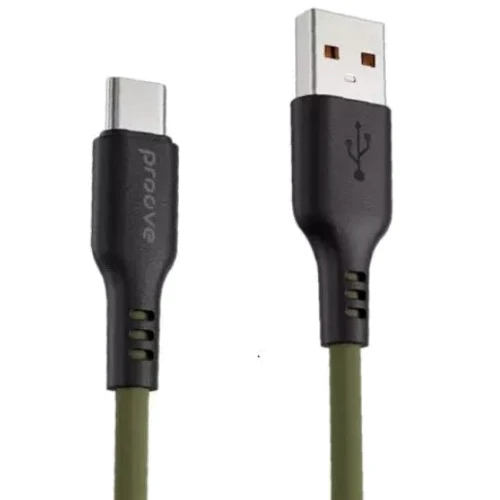 Кабель Proove Cable USB-C to USB-C Rebirth 2.4A 1m Green (CCRE60001211)