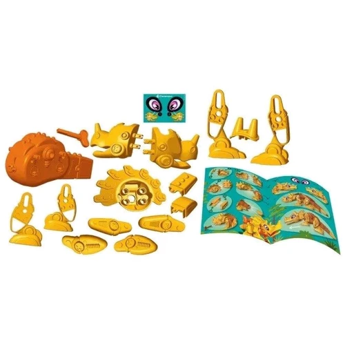 Робот-конструктор Clementoni Dino Bot Triceratops серія Science & Play (8005125750740): Живлення Пневматический привод