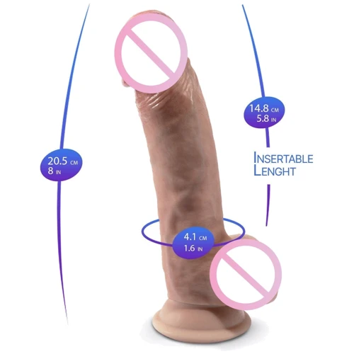 Фаллоимитатор SilexD Vetus Premium Real Skin Flesh (8in MODEL 1)