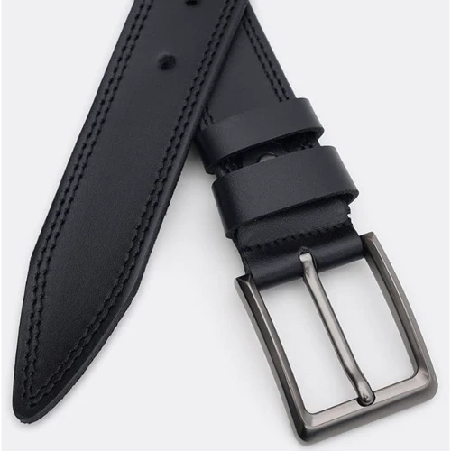 Мужской ремень Borsa Leather черный (115vfx80-black): Пол Мужской