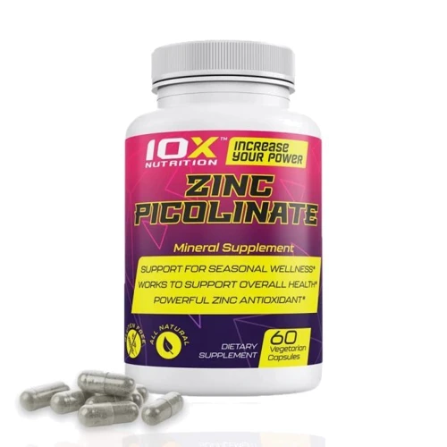 10X Nutrition Zinc Picolinate Піколінат цинку 60 вегакапсул
