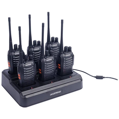 Рации Baofeng BF-888S SIX PACK + Зарядный комплект (BL-1X6 + 6 АКБ BL-888): Тип рация цифровая