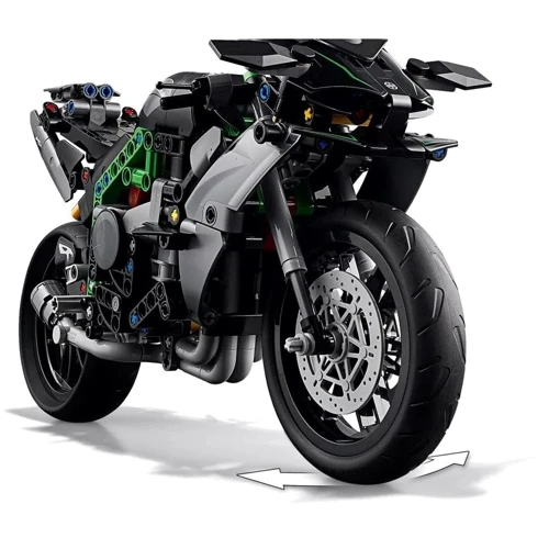 Конструктор LEGO Technic Мотоцикл Kawasaki Ninja H2R 643 детали (42170): Количество деталей, шт. 643