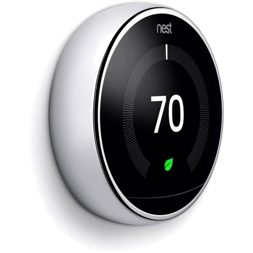 Nest Learning Thermostat 3nd Generation Polished Steel (T3019US) фото 2