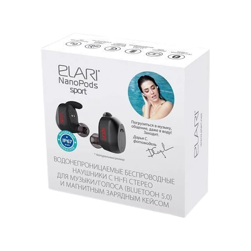 Наушники Elari NanoPods Sport Bluetooth Black (NPS-2S-BLK): Тип крепления без креплений