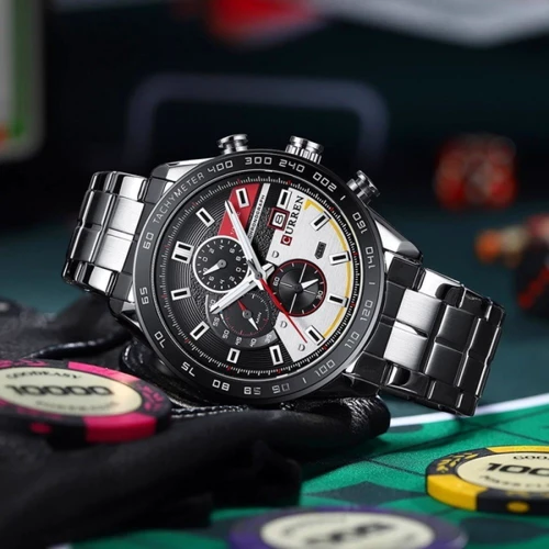 Наручний годинник Curren Chronograph 2513: Стиль класичний