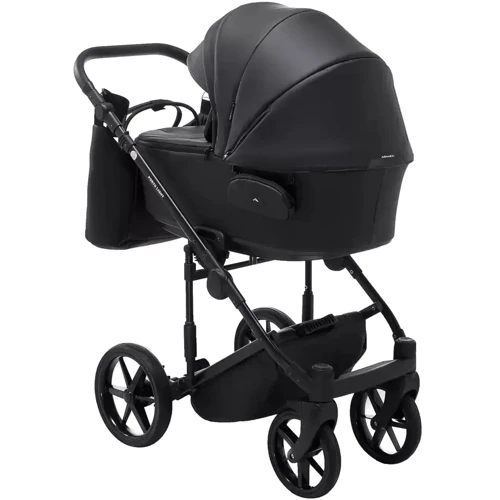Коляска 2 в 1 Adamex Porto Light Экокожа SA-2 черная (625770): Возможность установки люльки есть