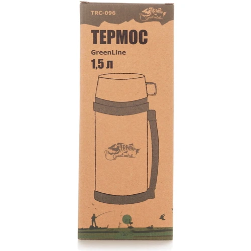 Термос Greenline 1.5 л TRC-096-grey: Виробник Tramp