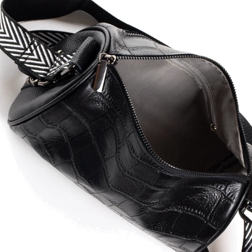 Жіноча сумка бочонок Cosmetic bag 01-09 39047-H black чорна (35526): Тип Сумки