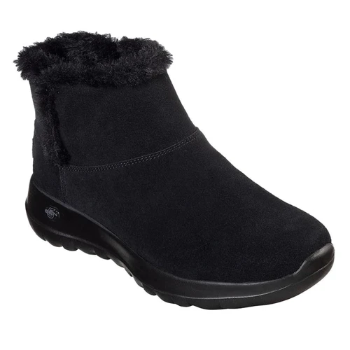 Черевики Skechers On-the-Go Joy (15501-BBK) 42.5 чорні натуральна замша зима