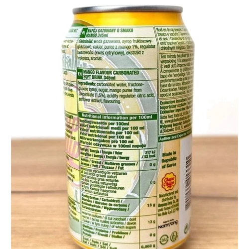 Напиток газированный Chupa Chups Mango Flavour 345 ml