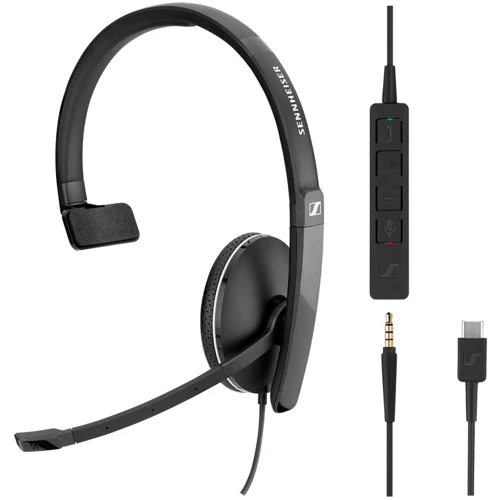 Наушники Sennheiser SC 135 USB-C / 3.5mm Mono (508355)