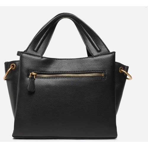 Женская сумка тоут GUESS ZED SMALL GIRLFRIEND CARRYALL черная (HWVB8683220-BLA): Материал Искусственная кожа