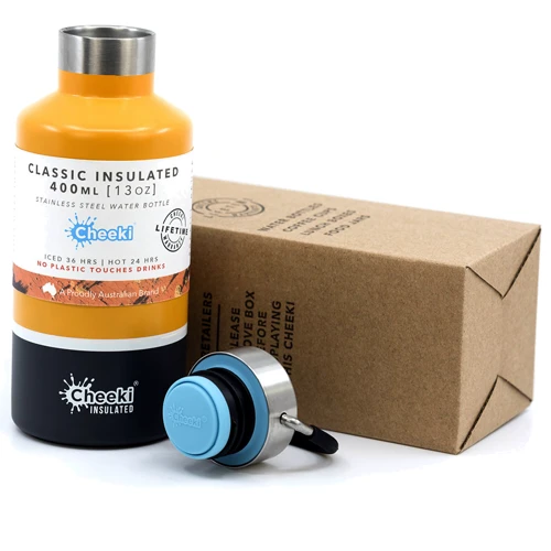 Детский термос Cheeki Classic Insulated 400 мл Sunshine Grey (CIB400SG1): Тип Термос