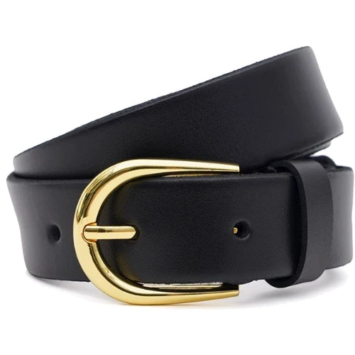 Жіночий ремінь Borsa Leather чорний (100v1genw52-black)