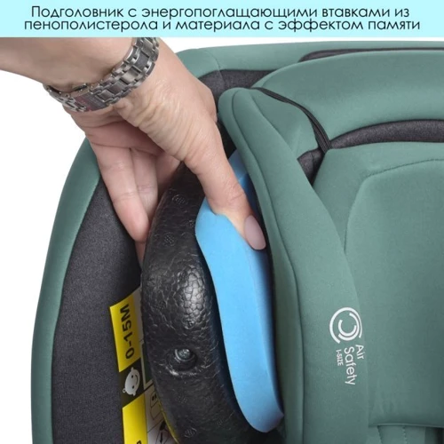 Автокрісло El Camino (0-36кг) ME 1081-B I-TRUST 360 ISOFIX (hunter green): Вага дитини 0 - 36 кг