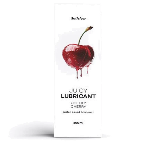 Лубрикант на водной основе Satisfyer Juicy Lubricant Cheeky Cherry water based 300 мл