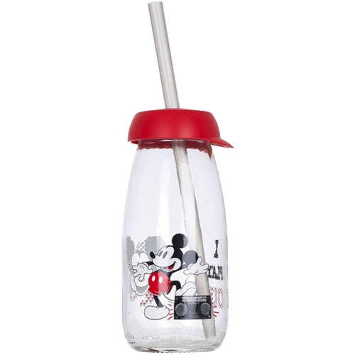 Пляшка для води дитяча HEREVIN DISNEY MICKEY MOUSE 0.25л скло (111723-011)