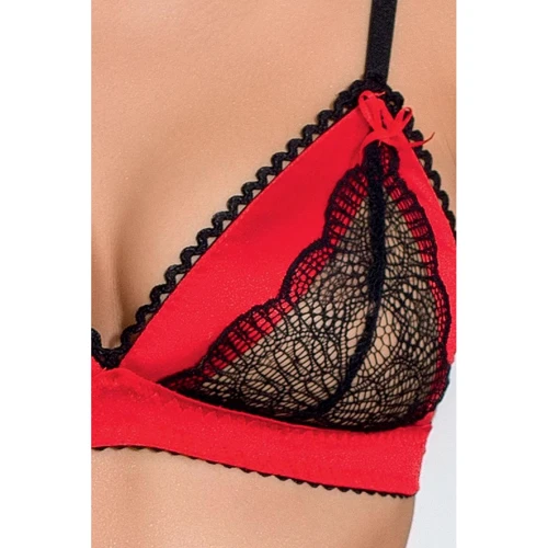 Эротический комплект Passion Exclusive RODOS SET red XXL/XXXL