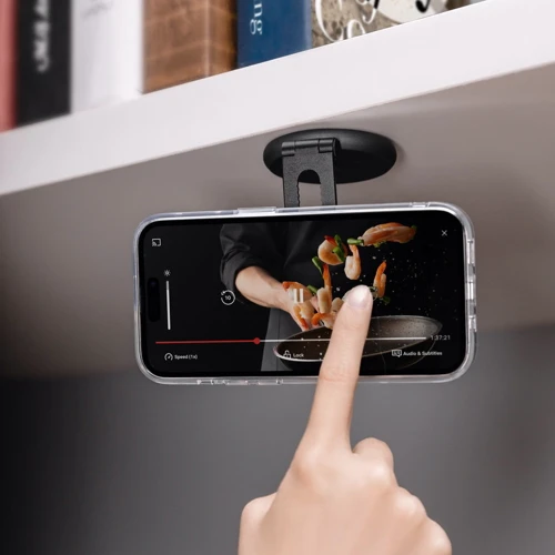 Держатель SwitchEasy Orbit Universal Magnetic MagSafe iPhone Stand Space Gray (SPHIPH081SG22): Особенности Подставка, автодержатель, MagSafe