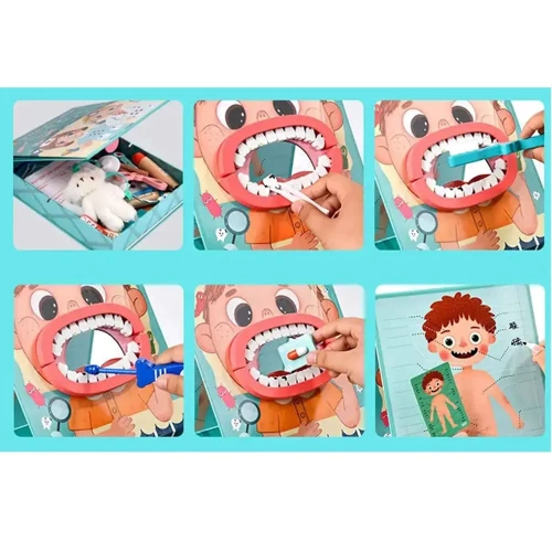 Набор врача стоматолога Lechang Dental Research Institute деревянный (2 вида) (C 65649) фото 4