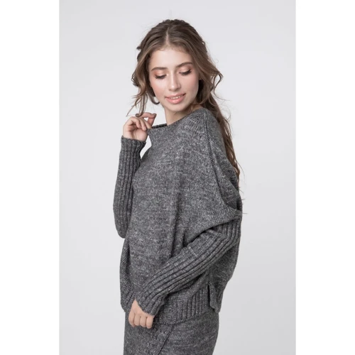 Джемпер Sewel JW576 One Size серый: Сезон Зима