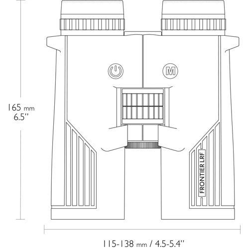 Бинокль Hawke Frontier LRF 1800 м, 8x42 (Дальномер) green (3986.04.91): Тип конструкции Roof