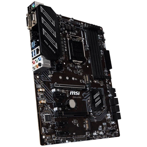 MSI Z390-A PRO: Роз'єми на платі M.2, SATA 3.0, PCI Express x1