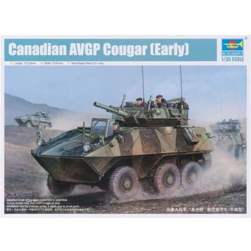 Сборная модель канадского БТР TRUMPETER Cougar 6x6 AVGP TR01501