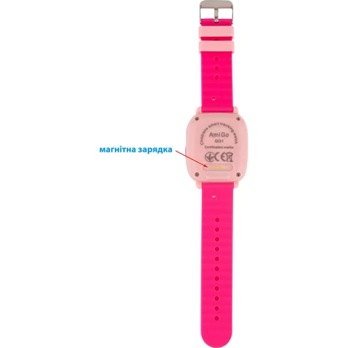 Смарт-часы AmiGo GO001 iP67 Pink: Производитель Amigo
