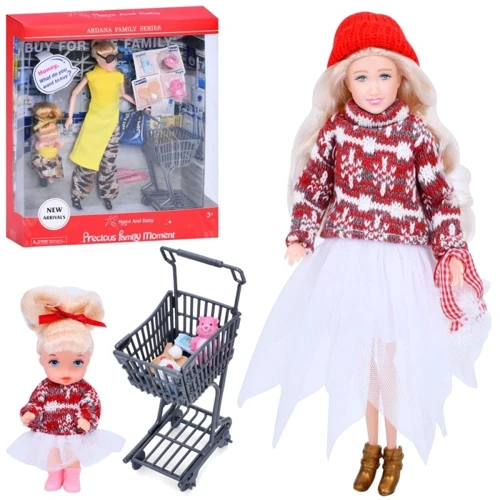 Кукла шарнирная Ardana Mami and Baby в наборе 2 вида 30 см (A808AB)