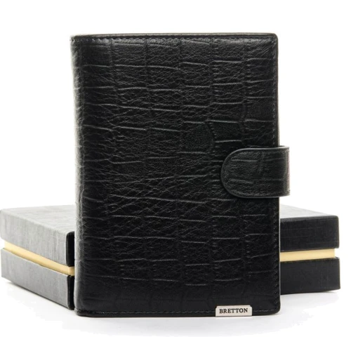 Мужской кошелек Bretton черный (M5406 black)