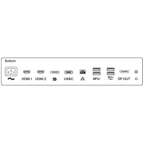 Монитор Philips 329P9H: Разрешение Ultra HD 4K (3840x2160)