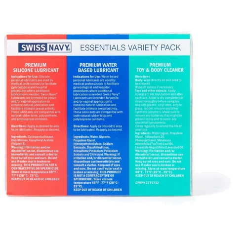 Набор Swiss Navy Essentials Variety Pack 3 х 30 мл